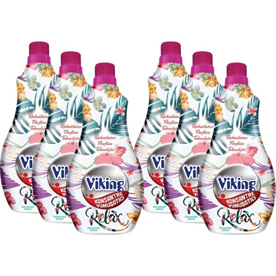 Viking Yumuşatıcı Relax 1440 ml 60 Yıkama 6 Adet - 8,6 lt Yumuşatıcı Fiyatı