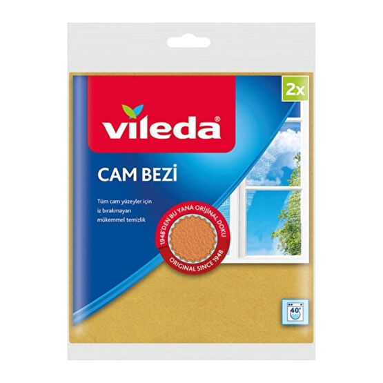 Vileda 2li Mikrofiberli Cam Bezi
