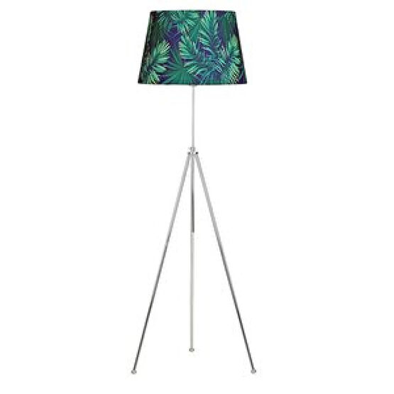 Vinner Noa Krom Kaplama Tripod Boyu Ayarlanabilir Metal Lambader - Yaprak Desenli Lambader Fiyatı