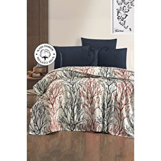 Vionel Home %100 Pamuk Çift Kişilik Baskılı Pike (8 Farklı Desen) Kiremit Pike & Pike Takımı Fiyatı