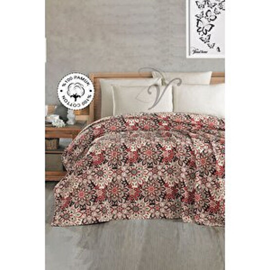 Vionel Home %100 Pamuk Çift Kişilik Baskılı Pike (8 Farklı Desen) Kırmızı Pike & Pike Takımı Fiyatı