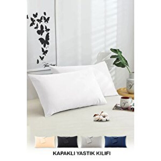 Vionel Home Pamuklu 2'li Yastık Kılıfı 50x70 Cm Düz Renk Beyaz Yastık Kılıfı Fiyatı