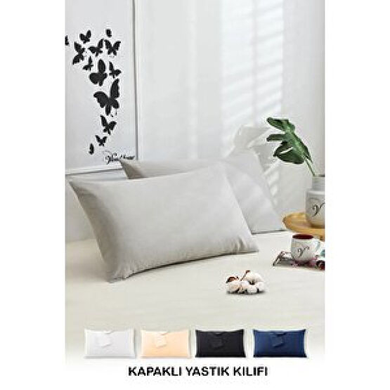 Vionel Home Pamuklu 2'li Yastık Kılıfı 50x70 Cm Düz Renk Gri Yastık Kılıfı Fiyatı