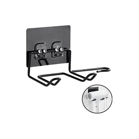 Virox Buffer&reg; Fön Makine Askısı Siyah Yapışkanlı Fön Makine Tutucu Saç Kurutma Makineleri Fiyatı