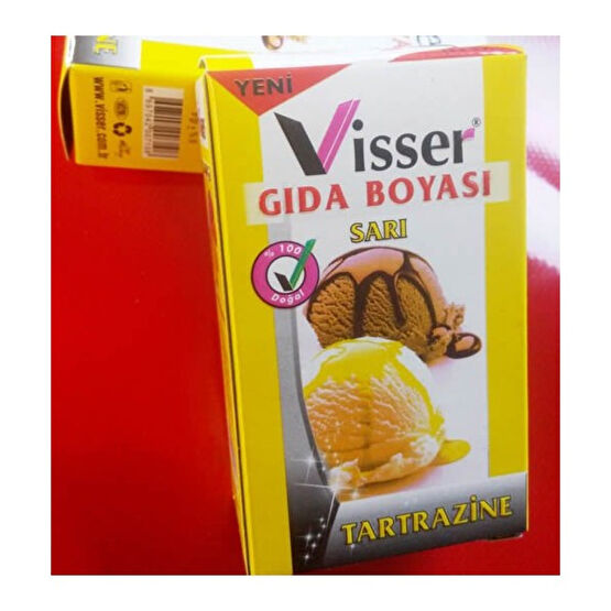 Visser Sarı Gıda Boyası Yardımcı Malzeme Fiyatı