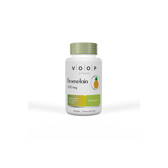 VOOP Bromelain 500 Mg Ananas 30 Bitkisel Kapsül