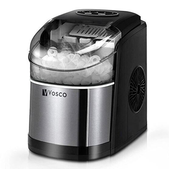 Vosco Vscb-12Bs 12 KG/Gün Kapasiteli Siyah Buz Makinesi Endüstriyel Mutfak Ekipmanları Fiyatı