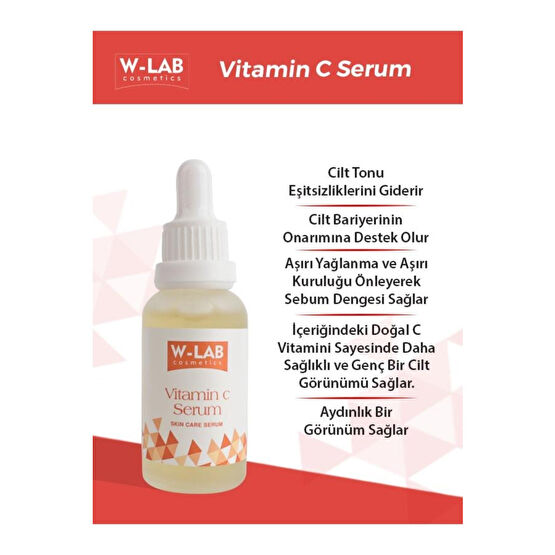 W-Lab Kozmetik Vitamin C Serum 30 ML