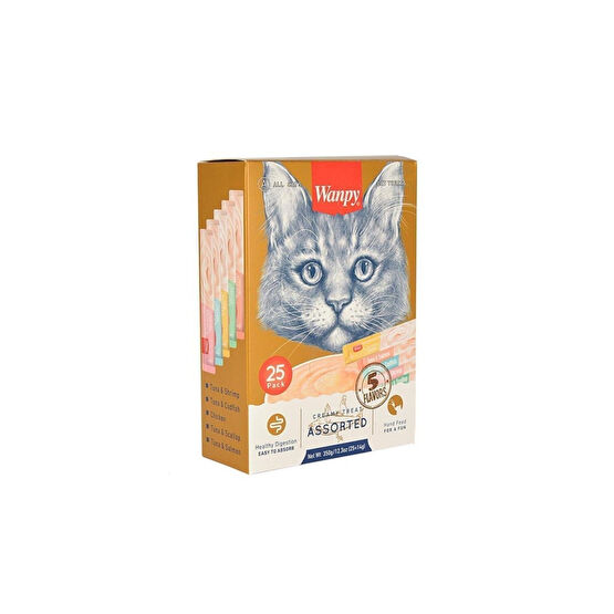 Wanpy Karışık Sıvı Kedi Ödül Maması 14gr X24