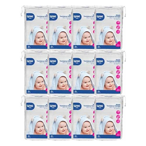 Wee Baby Bebek Temizleme Pamuğu 60 Lı x 12 Adet Bebek Kulak Çubuğu Fiyatı
