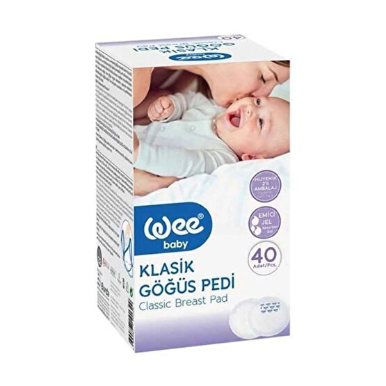 Wee Baby Klasik Göğüs Pedi 40’lı