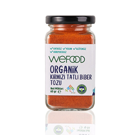 Wefood Organik Kırmızı Tatlı Biber Tozu 65 gr Baharat Fiyatı