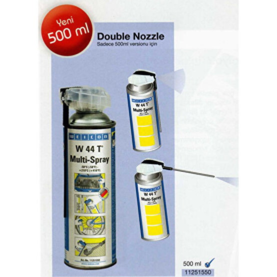 Weicon W 44 T Multi Sprey - 500 ml Çift Püskürtme Seçeneği Oto Genel Temizlik Fiyatı