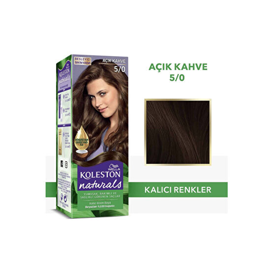 Wella Koleston Naturals Saç Boyası 5/0 Açık Kahve Saç Boyası Fiyatı