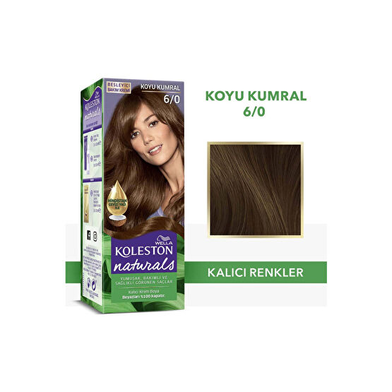 Wella Koleston Naturals Saç Boyası 6/0 Koyu Kumral Saç Boyası Fiyatı