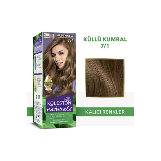 Wella Koleston Naturals Saç Boyası 7/1 Küllü Kumral Saç Boyası Fiyatı