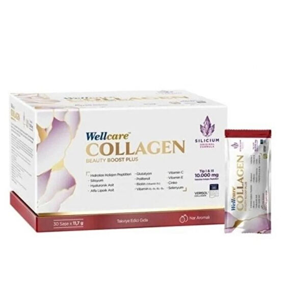 Wellcare Collagen Beauty Boost Plus Nar Aromalı 10.000 Mg 30 Saşe Kişisel Bakım Gereçleri Fiyatı