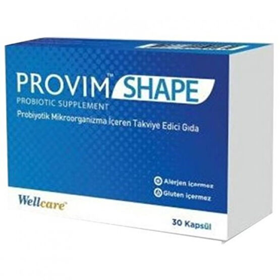 Wellcare Provim Shape 30 Kapsul Kişisel Bakım Gereçleri Fiyatı