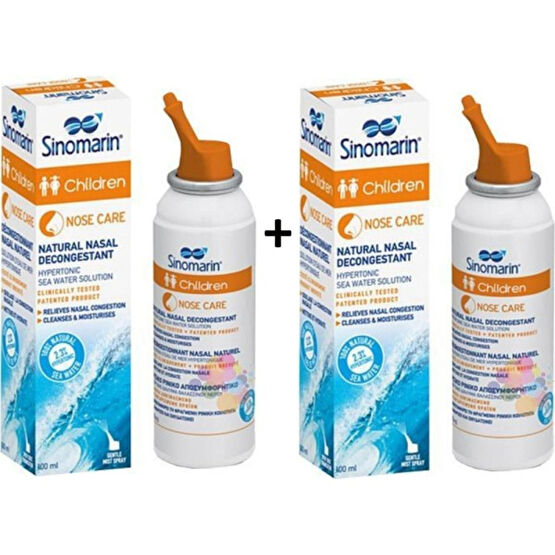 Wellcare Sinomarin Çocuklar Için Deniz Suyu Spreyi 100 ml 2 Adet - Sarı Bebek Bakım Fiyatı