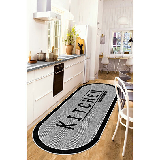 West Home Dijital Baskı Yıkanabilir Kaymaz Taban Leke Tutmaz Oval Mutfak Halısı Salon Halısı Ve Yolluk 100 x 160 Beden Kilim Fiyatı