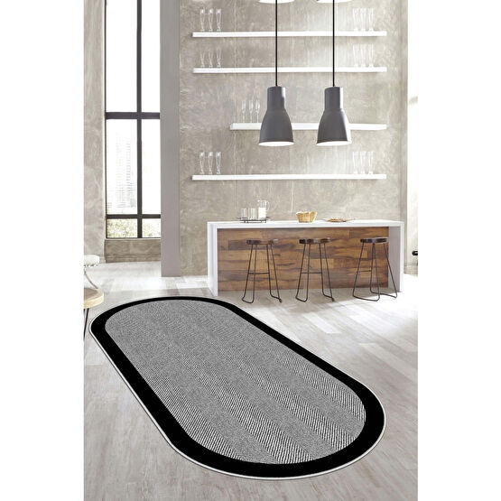 West Home Dijital Baskı Yıkanabilir Kaymaz Taban Oval Mutfak Halısı Salon Halısı Ve Yolluk 100 x 300 Beden Kilim Fiyatı