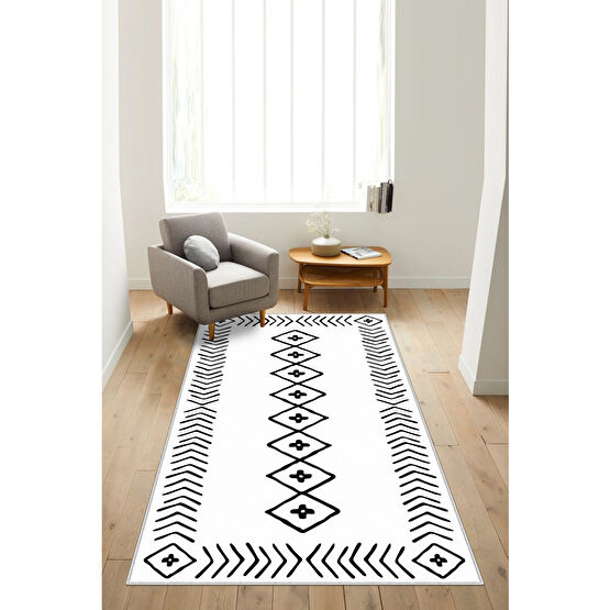 West Home Dijital Baskı Yıkanabilir Kaymaz Taban Salon Halısı Mutfak Halısı Yolluk Ve Banyo Paspası 120 x 250 Beden Kilim Fiyatı