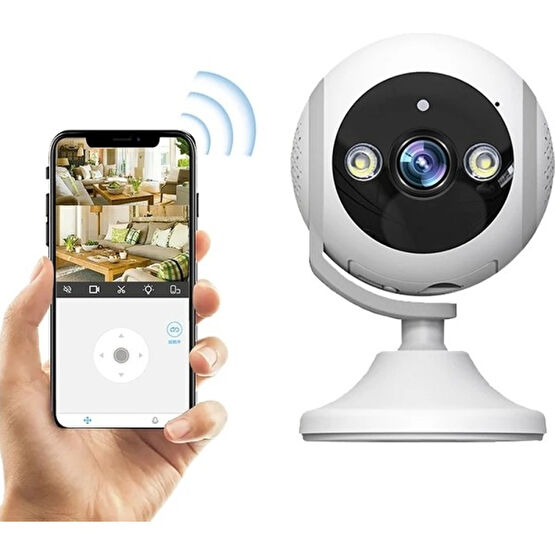 Wificam Plus 3mp Wifi Smart Kamera Yapay Zeka Sanal Takip Geniş Açı - Siyah - Beyaz Dijital Video Kameralar Fiyatı