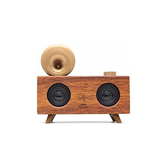 Winex Çift Hoparlörlü Gramafon Speaker Fm Radyo SD Kart+ USB 3.5 MM Aux Girişli Bluetooth Hoparlör Bluetooth Hoparlör Fiyatı