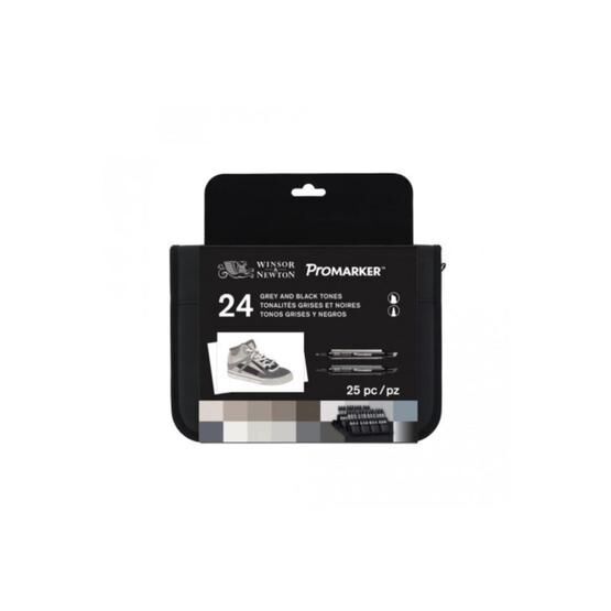 Winsor Newton Promarker 24 Renk Çantalı Set