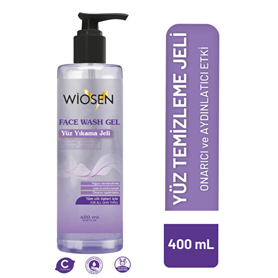 wiosen Yüz Temizleme Jeli Sebum Dengeleme Akne Ve Siyah Nokta Karşıtı Papatya Özlü 400 ml