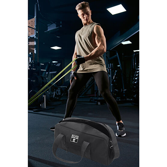 Woys Bags Orijinal Unisex 2 Bölmeli Önü Fermuarlı Uzun Askılı Geniş Hacimli Seyahat Gym Fitness Spor Çantası Standart Beden Unisex Spor Çantası Fiyatı