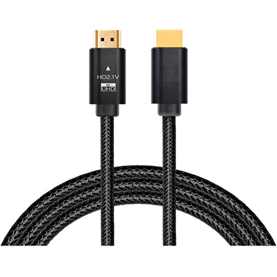 Wozlo 1.5 Metre HDMI 2.1 Kablo 8k 60Hz, 4K 120Hz, Earc, Hdcp 2.2, D-Hdr, Dolby Vision Atmos, 48 Gbps HDMI Kablo Fiyatı