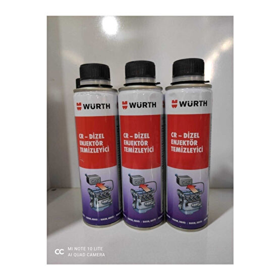 Würth Dizel Enjektör Temizleyici 300 Ml 3 Adet Motor Bakımı Fiyatı