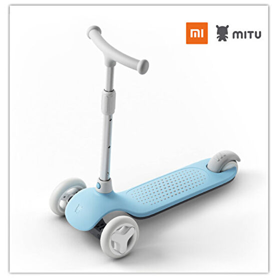 mitu Işıklı Ayarlanabilir 3 Tekerlekli Scooter Mavi Scooter Fiyatı