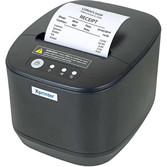 Xprinter Xp-T833L USB/Ethernet Termal Fiş Yazıcı Barkod Okuyucular Fiyatı