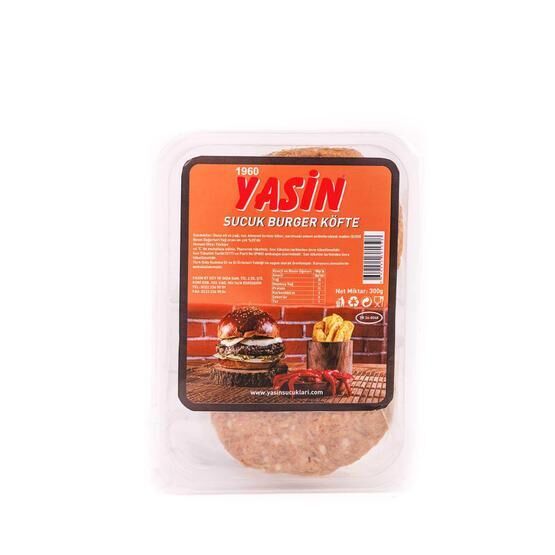 Yasin 300 gr Dana Sucuk Burger Köfte Kırmızı Et Fiyatı