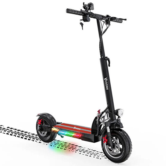 Yasomi S70 Pro Ayarlanabilir Koltuklu 45 KM Hız Siyah Elektrikli Scooter Scooter Fiyatı