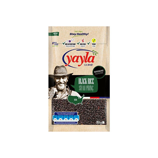 Yayla Gurme Siyah Pirinç 500 gr Bakliyat Fiyatı