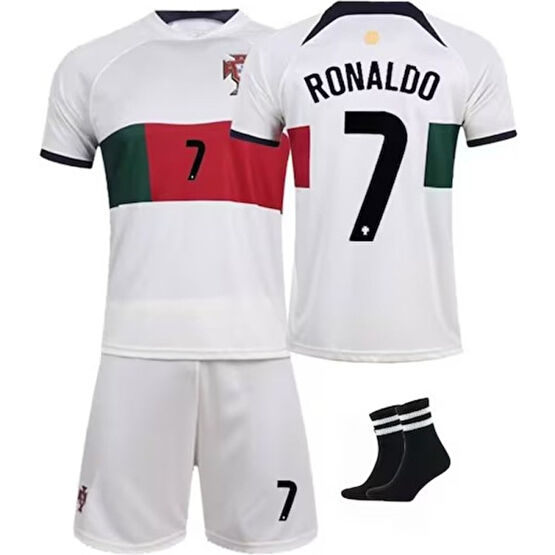 Yenteks Çocuk Forma Takımı 3 Lü Set Beyaz Ronaldo Portekiz Milli Takım 22/23 Sezon Forma Takımı Byzportk Futbol Malzemeleri Fiyatı