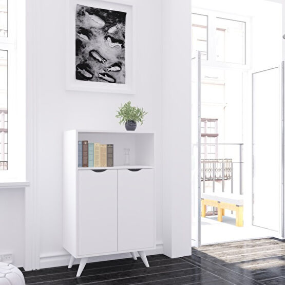 Yeti Mobilya 104KNS Konsol Çok Amaçlı Dolap - 119 x 72 cm - Beyaz Konsol Mobilya Fiyatı