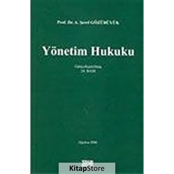 Yönetim Hukuku - Şeref Gözübüyük