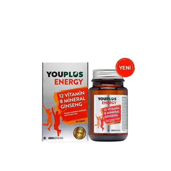 Youplus Energy 12 Vitamin 8 Mineral Ginseng 30 Tablet
