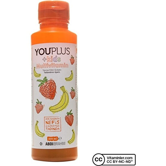 Youplus +Kids Multivitamin 200 ml - 1 Sağlık / Diyet Fiyatı
