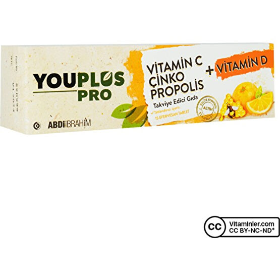 Youplus Pro 15 Efervesan Tablet - Portakal Sağlık / Diyet Fiyatı