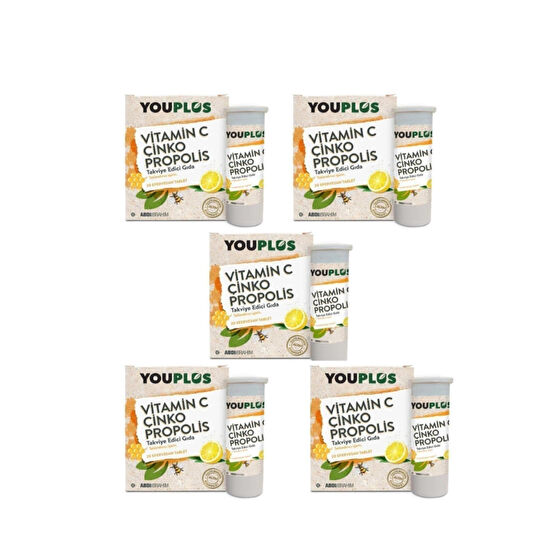 Youplus You-plus Vitamin&çinko&propolis 20 Efervesan Tb.5 Adet Sağlık / Diyet Fiyatı