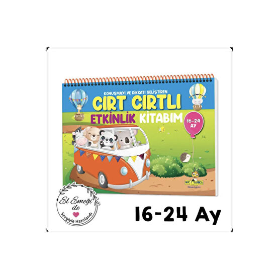 yükselen zeka 16-24 Ay Cırt Cırtlı Etkinlik Kitabım Aktivite & Eğitici Kitaplar Fiyatı