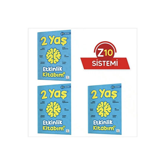 yükselen zeka 2 Yaş Etkinlik Kitabım Seti (z10 Sistemi) Aktivite & Eğitici Kitaplar Fiyatı