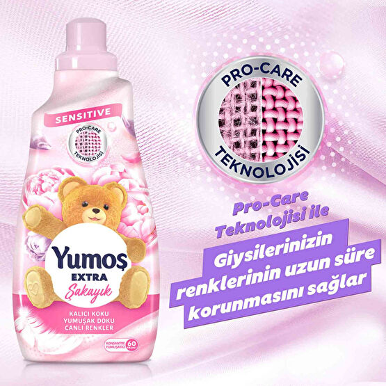 Yumoş Extra Çamaşır Yumuşatıcı 1440 ml Şakayık