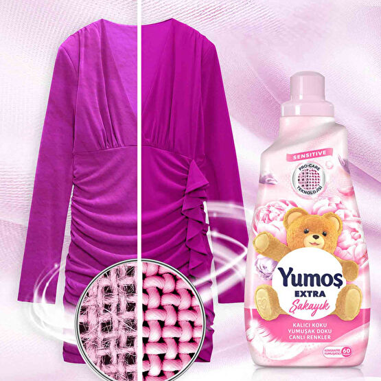 Yumoş Extra Çamaşır Yumuşatıcı 1440 ml Şakayık