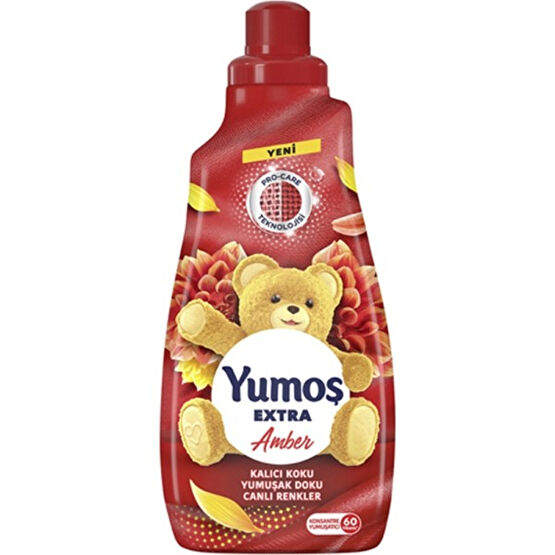 Yumoş Extra Amber Canlı Renkler 60 Yıkama 1,44 lt Yumuşatıcı Fiyatı